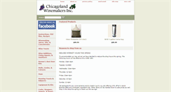 Desktop Screenshot of chicagolandwinemakers.com